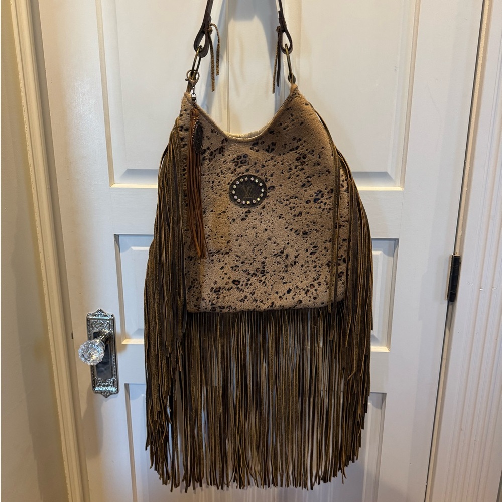 Brown Fringe Leather Bag Keep it Gypsy